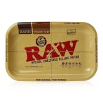 Raw Metal Rolling Tray Small